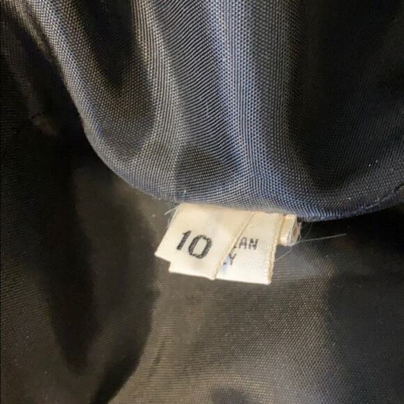 Vintage New York Girl boxy 80s jacket windowpane marled long line wool blend - Picture 6 of 7